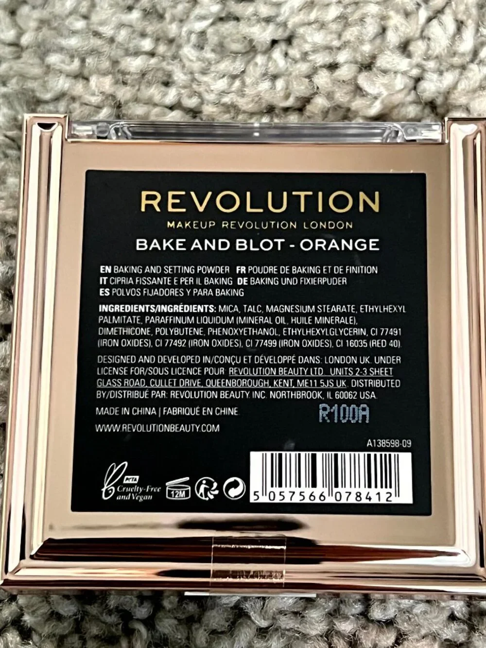 Makeup Revolution Bake & Blot Powder - Orange 3 Pack